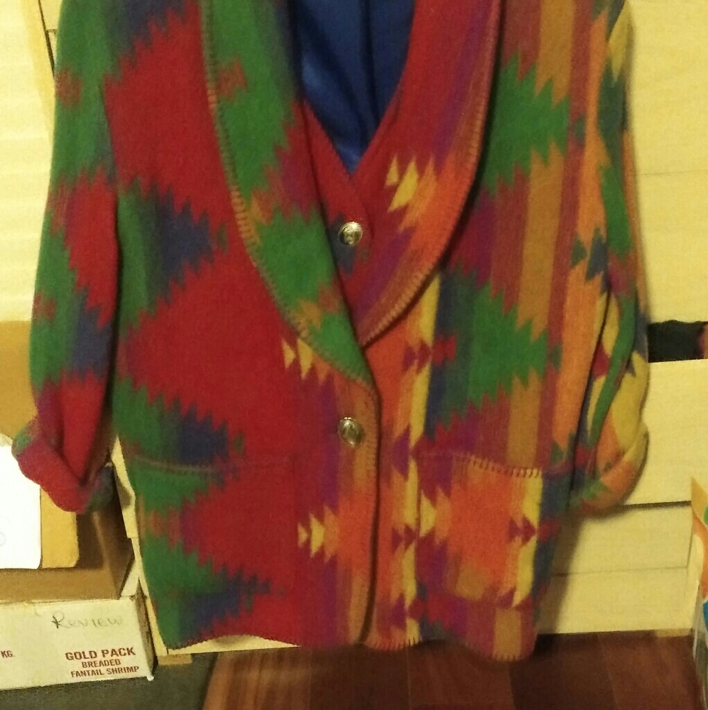 Wool jacket and vest set